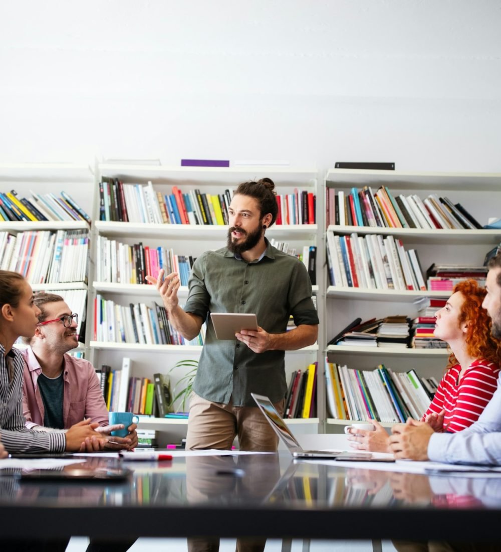 Business meeting and teamwork by business people